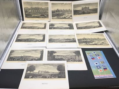 12 menus de la Compagnie Générale Transatlantique...