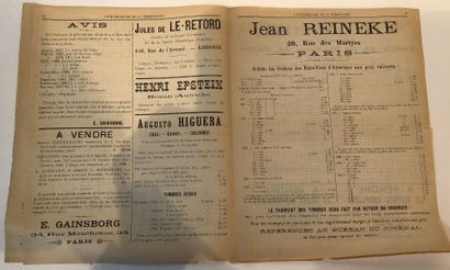 2 Revues Françaises :“ L’intermédiaire de...