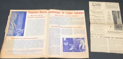 Divers documentations comprenant :
- 2 journaux...