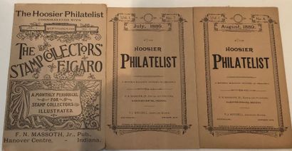 9 Revues U.S.A. “ Hoosier Philatelist “ édité...
