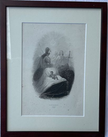 4 gravures autour de NAPOLÉON, dont éditeur...