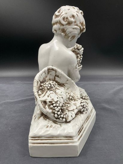 Bohumil REZL (1899-1963), bacchus enfant,...
