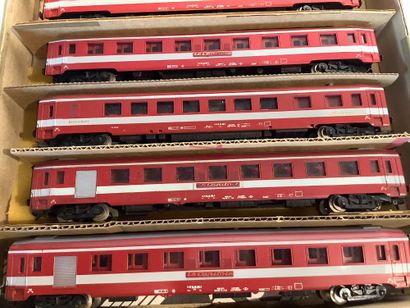 8 wagons de voyageurs 