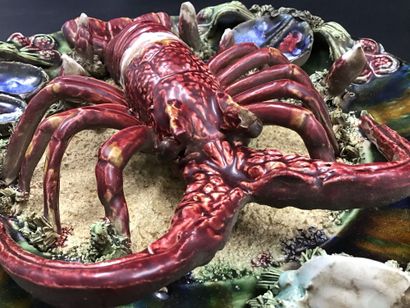 Assiette décorative homard Pallisy par Alvaro...