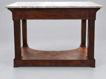 Console en placage de style Empire avec un...