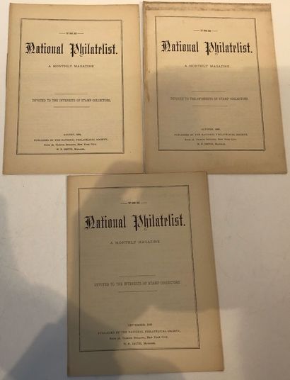 12 Revues U.S.A. “ The National Philatelist...
