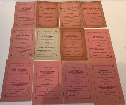 12 Revues U.S.A. “ New York Stamp 1892-1893”....