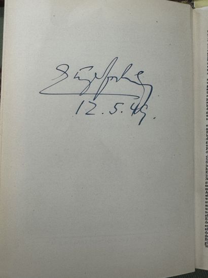 Autograph from Herbert Von Karajan dated...