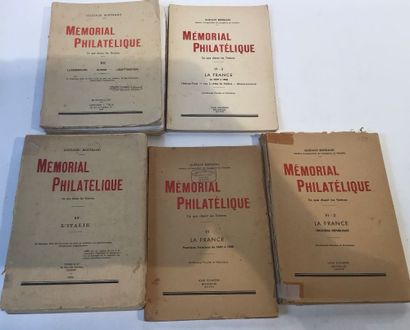 5 volumes mémorial Philatélique de Gustave...
