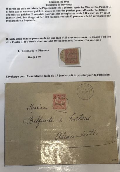 Collection spécialisée de type mouchon dans...