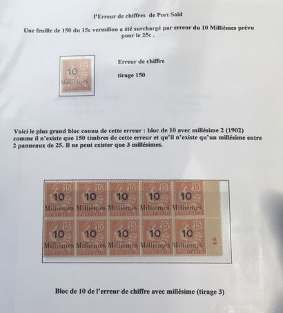 Collection spécialisée type mouchons Port...