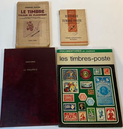 4 ouvrages sur la Philatélie :
- Histoire...
