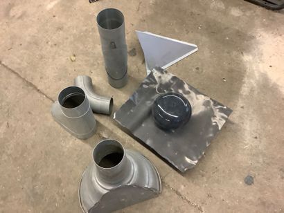 Lot divers conduits de ventilation,collecteur...