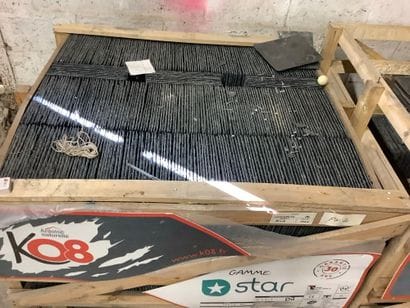 1,25 palettes d’ardoises naturelles en 30x18...