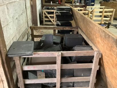 Lot de 2 palettes d’ardoises Vente sur désignation....