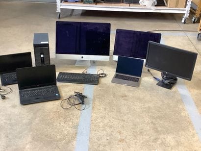 Lot de matériel informatique,1 pc HP INTEL...