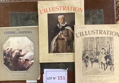 Lot de 10 revues l’Illustration (1914/1915/1917...