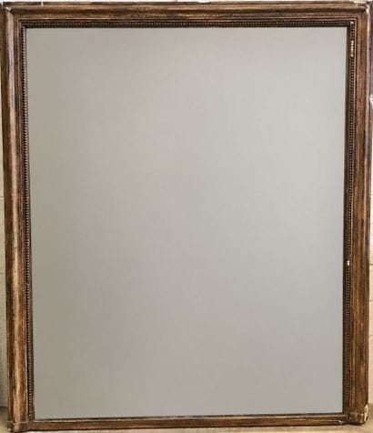Glace de cheminée, dimensions : 143 cm X...