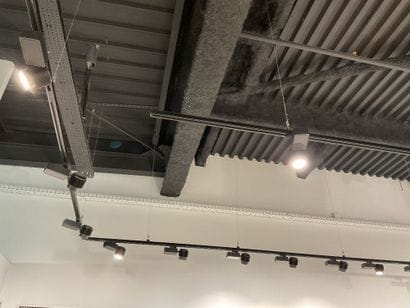 Rampes luminaires, avec spots, pour un total...