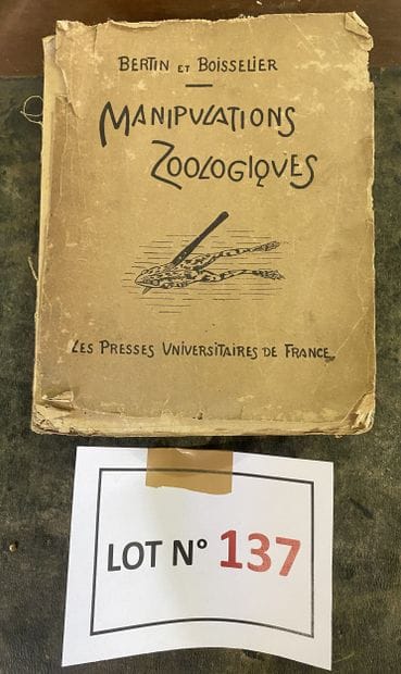 Livre vétérinaire broché de 1926, dédicacé...