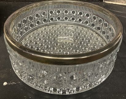 Saladier cristal avec collerette M/A Circa...
