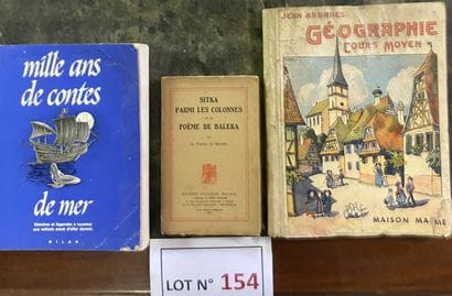 Lot de 3 livres comprenant: Géographie Jean...