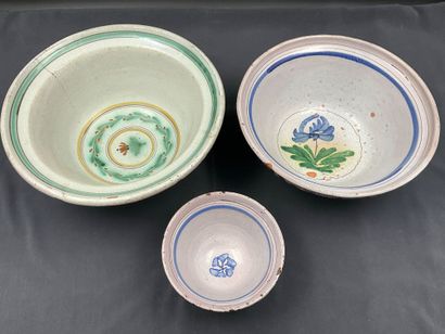 Manette de céramiques et porcelaine dont...