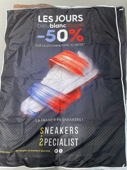 Panneau de présentation en métal , rétro...