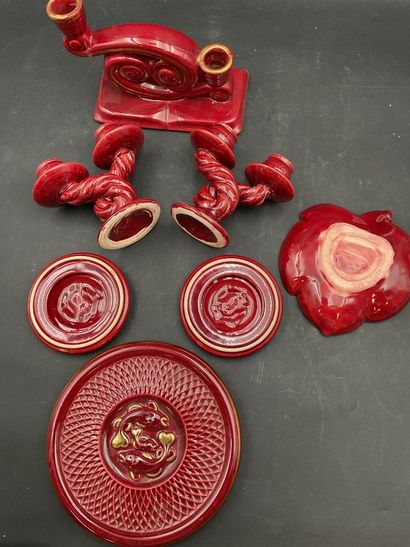 Faïences diverses, art de la table, couleurs...