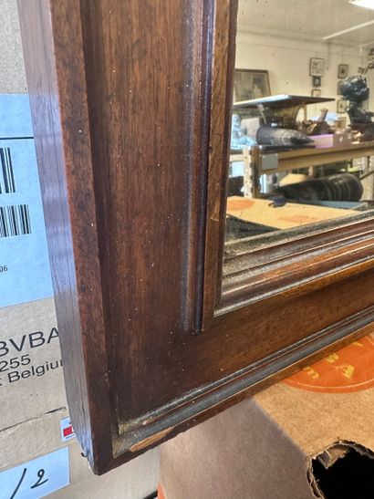 Miroir encadrement en bois dimensions 56...