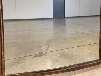 Glace de cheminée, dimensions : 143 cm X...