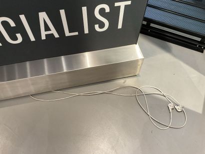 Panneau de présentation en métal , rétro...