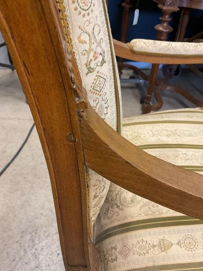Paire de fauteuils, style directoire, début...