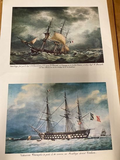 Lot d’encadrements et de reproductions Finatheque,...