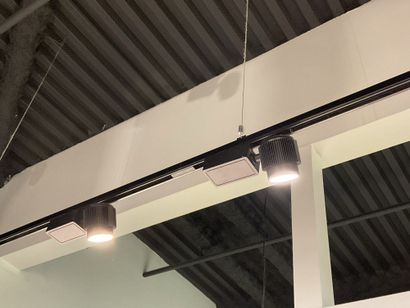 Rampes luminaires, avec spots, pour un total...