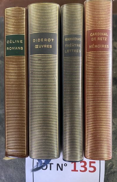 La Pléiade: Bon ensemble de 4 volumes comprenant...