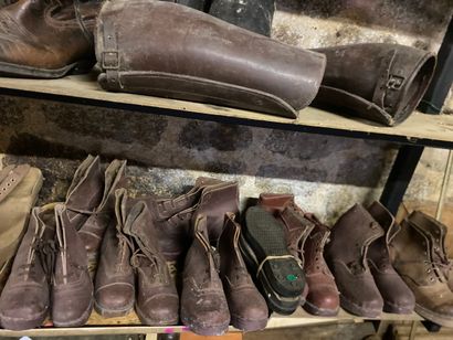 Grand lot de chaussures dt début XXeme avec...