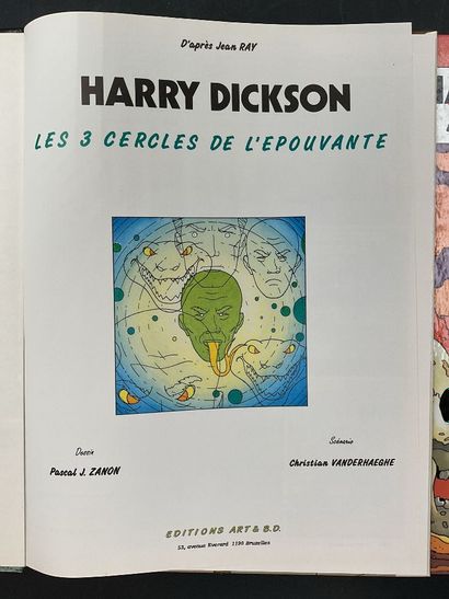 Harry Dickson, 7 BD, éditions DARGAUD pour...