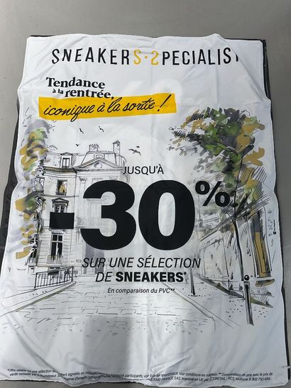 Panneau de présentation en métal , rétro...