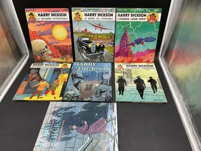 Harry Dickson, 7 BD, éditions DARGAUD pour...