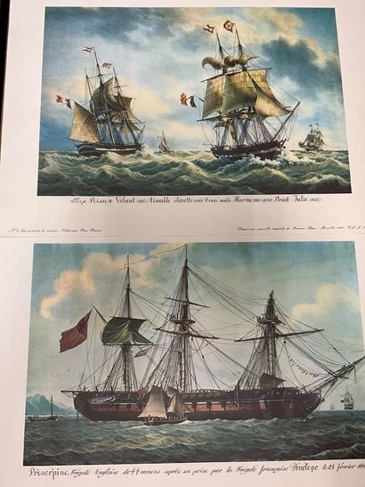 Lot d’encadrements et de reproductions Finatheque,...
