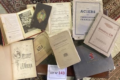 Lot de livres divers et anciens: 1853 «Lis,...