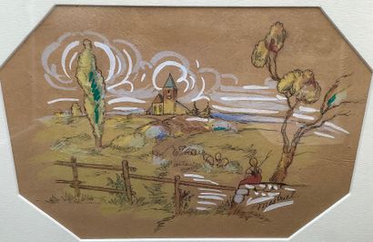 Regroupement de 3 encadrements:
- une reproduction...