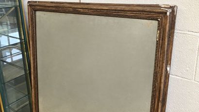 Glace de cheminée, dimensions : 143 cm X...