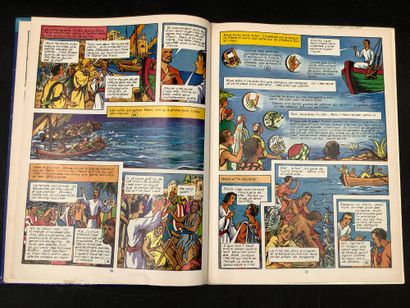 Regroupement d’un livre et de 3 Bandes dessinées.
-...