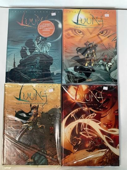 LUUNA, Éditions Soleil, 9bd.
Du T1 au T9.
T1:La...