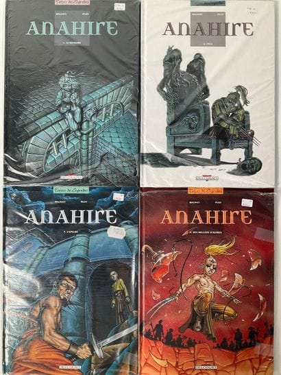 ANAHIRE, éditions Delcourt, 4bd.
Du T1 au...