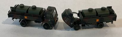 Lot de 7 camions citernes certains de marque...