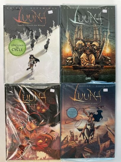 LUUNA, Éditions Soleil, 9bd.
Du T1 au T9.
T1:La...