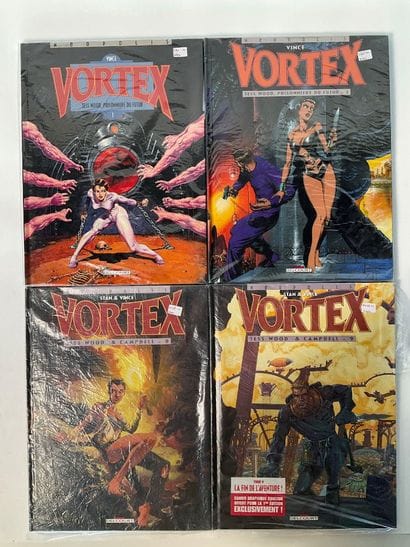 VORTEX, Éditions Delcourt, 4bd.
T1, T2 et...